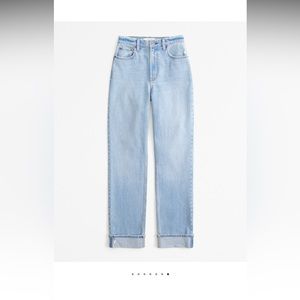 Abercrombie & Fitch The 90s Straight Ultra High Rise size 28/6L